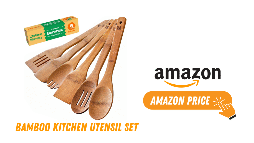 Bamboo Kitchen Utensil Set Amazon Price
