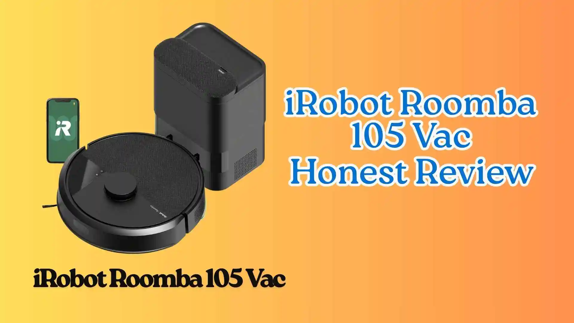 iRobot Roomba 105 Vac Robot Vacuum