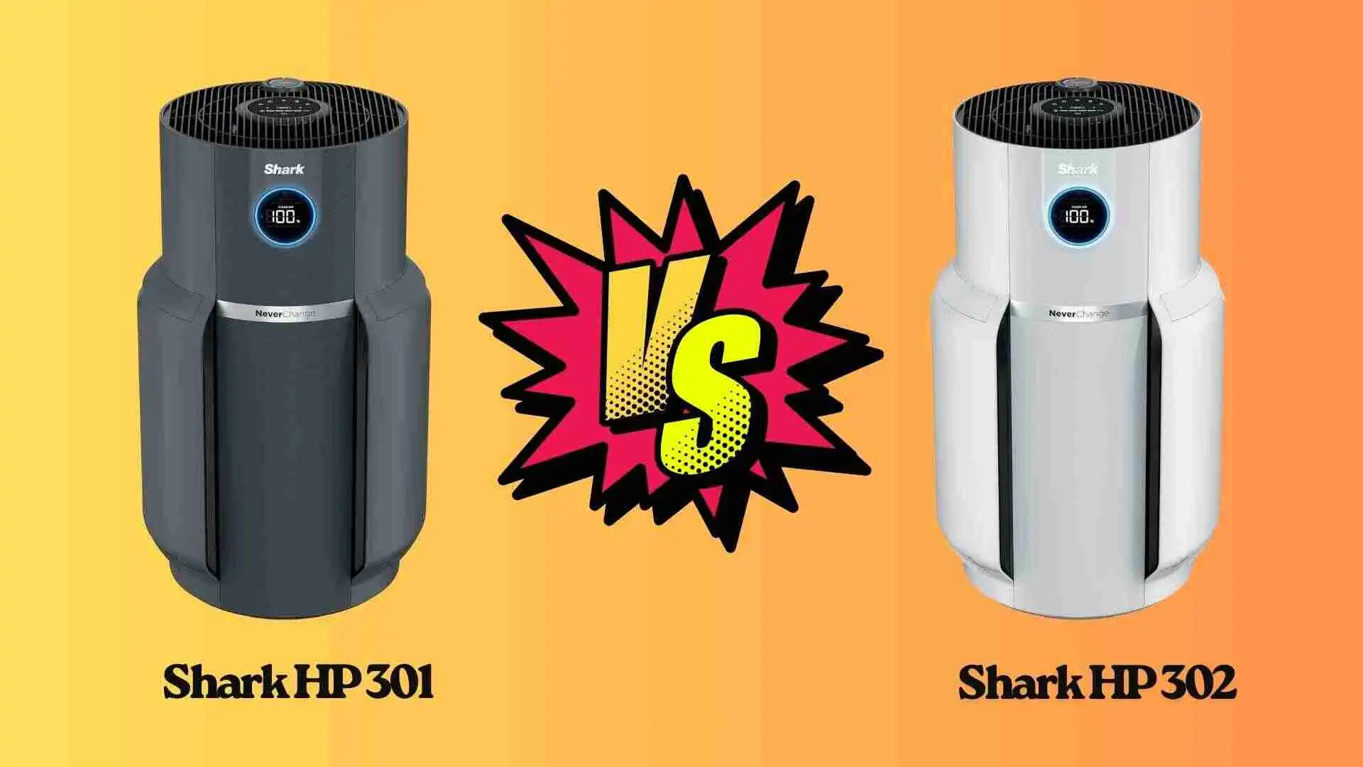 Shark HP 301 vs HP 302