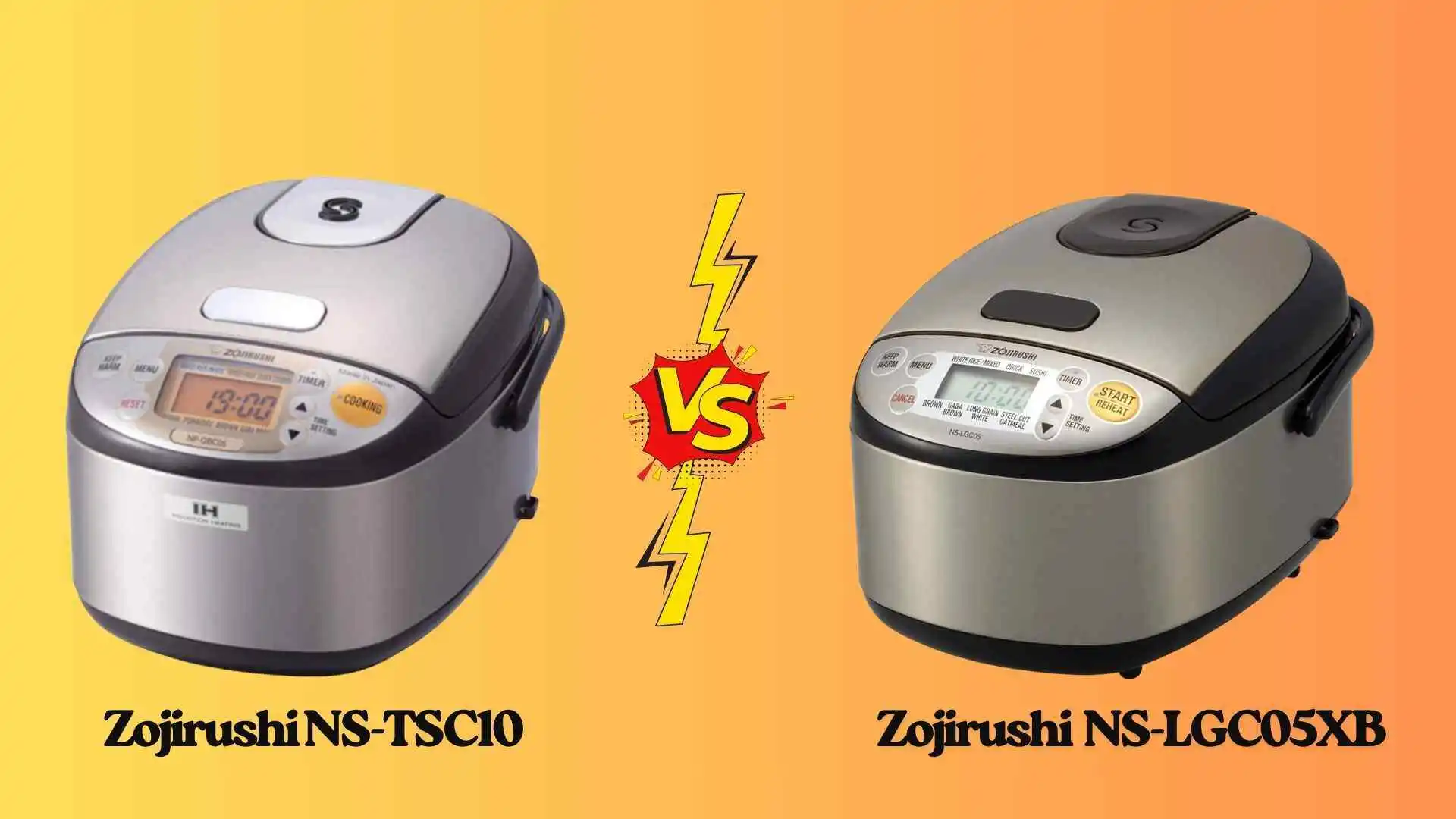 Zojirushi NS-TSC10 vs NS-LGC05XB