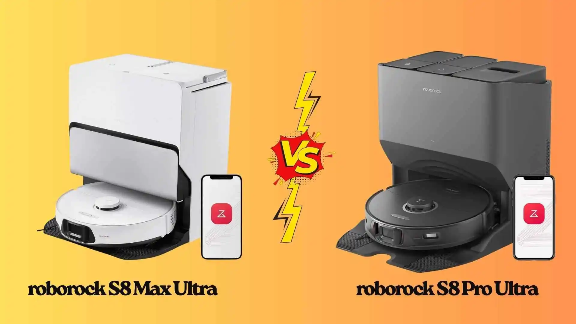 roborock s8 maxv ultra vs s8 pro ultra