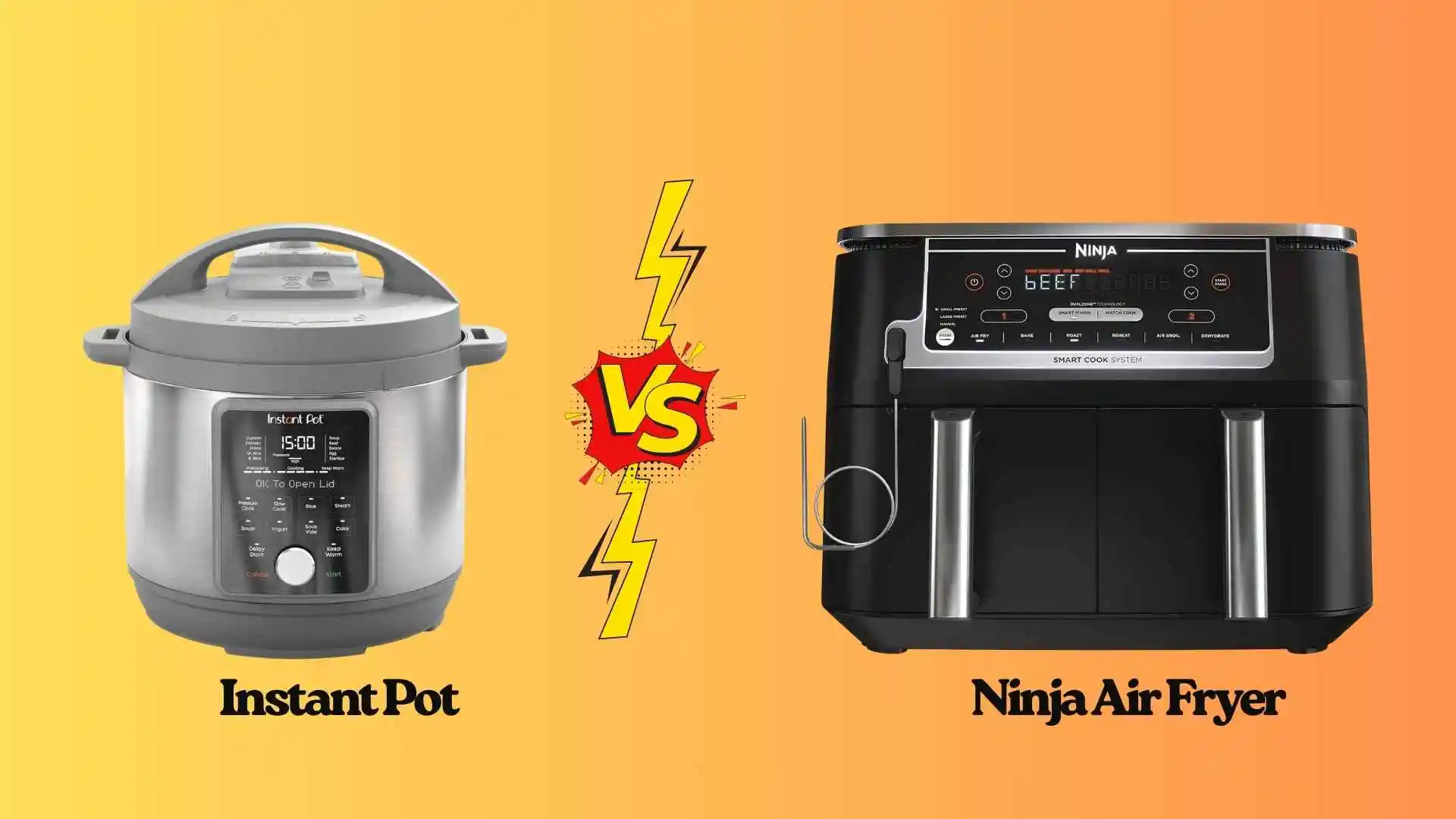 Instant pot vs ninja air fryer