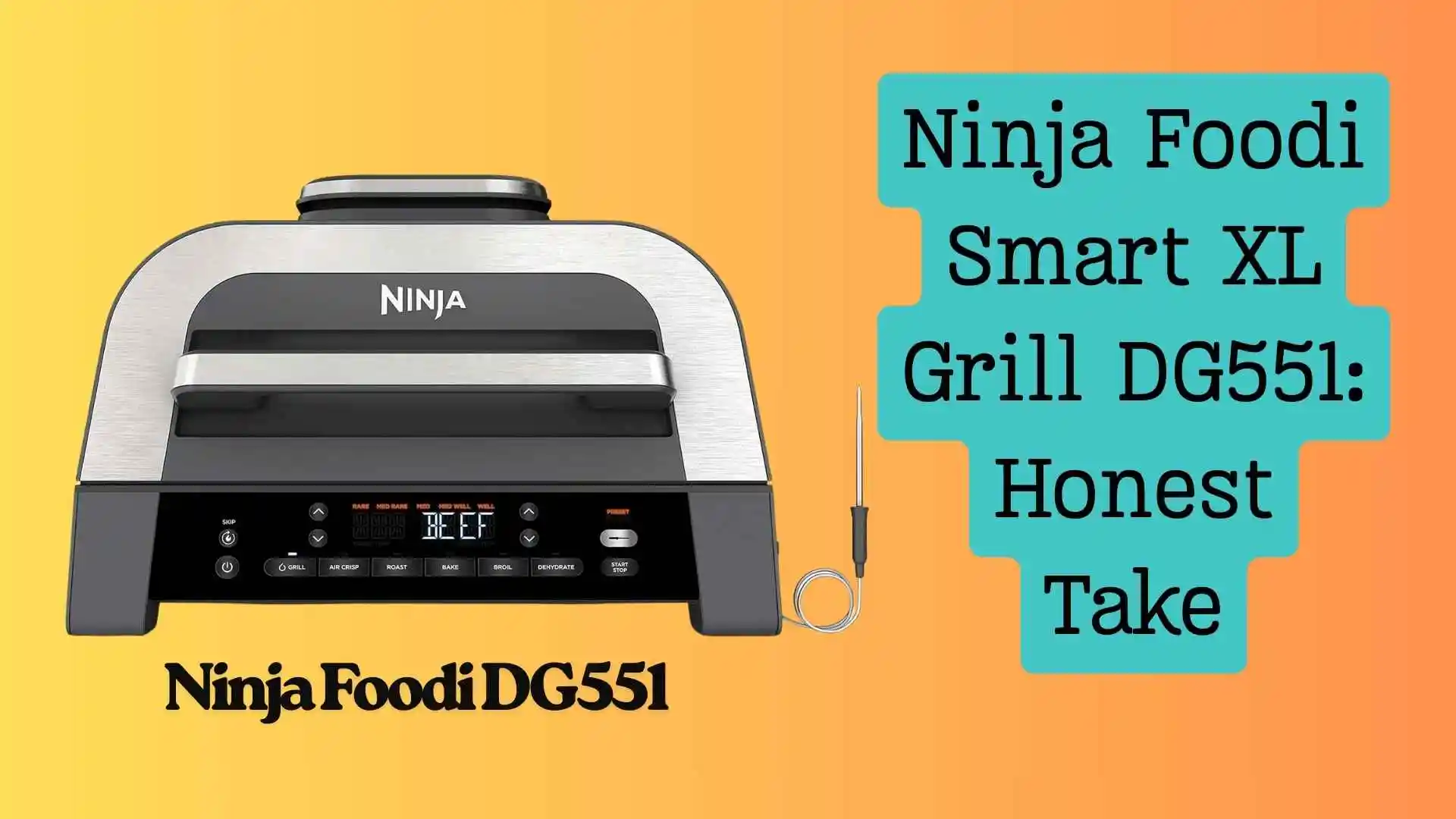Ninja Foodi Smart XL Grill DG551