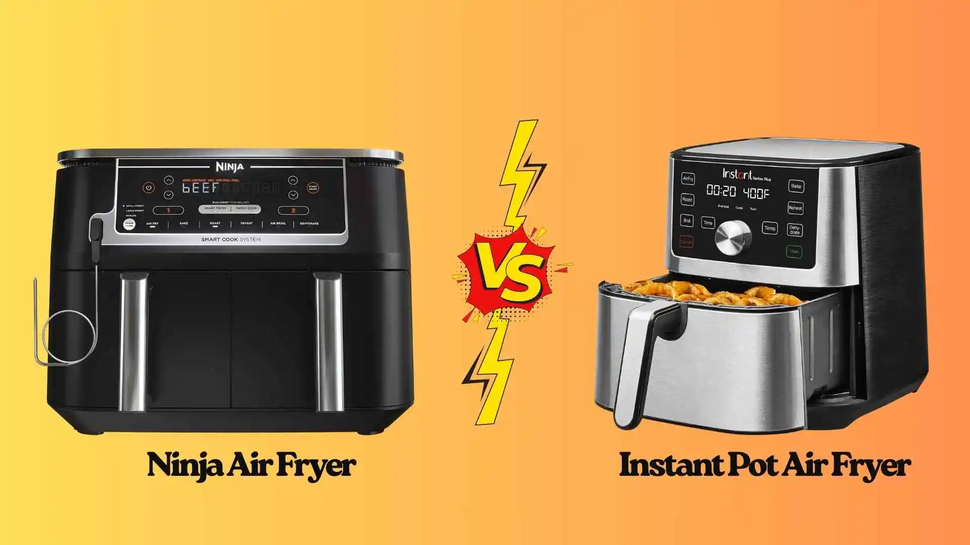 ninja air fryer vs instant pot air fryer