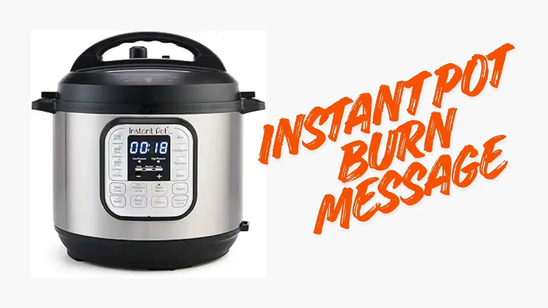 Instant Pot Burn Message