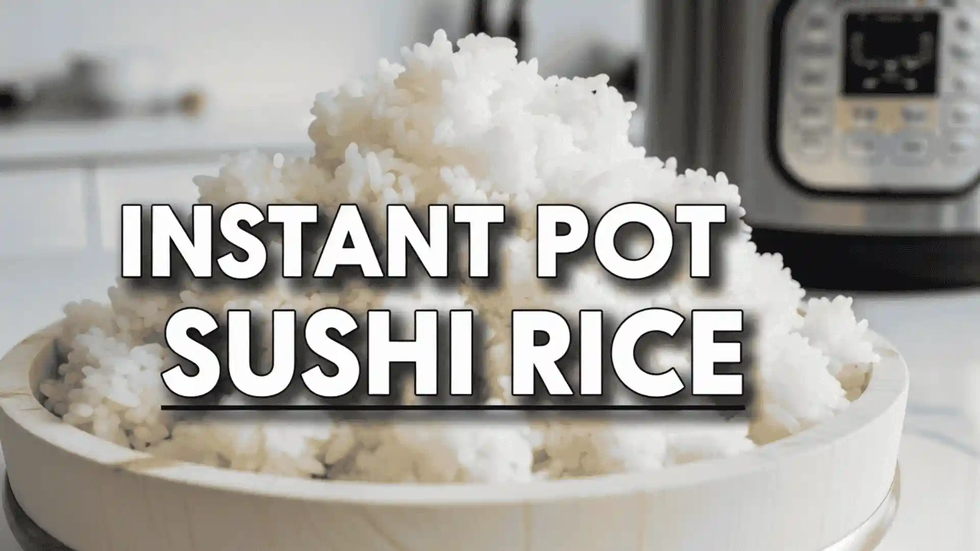 Instant Pot Sushi Rice