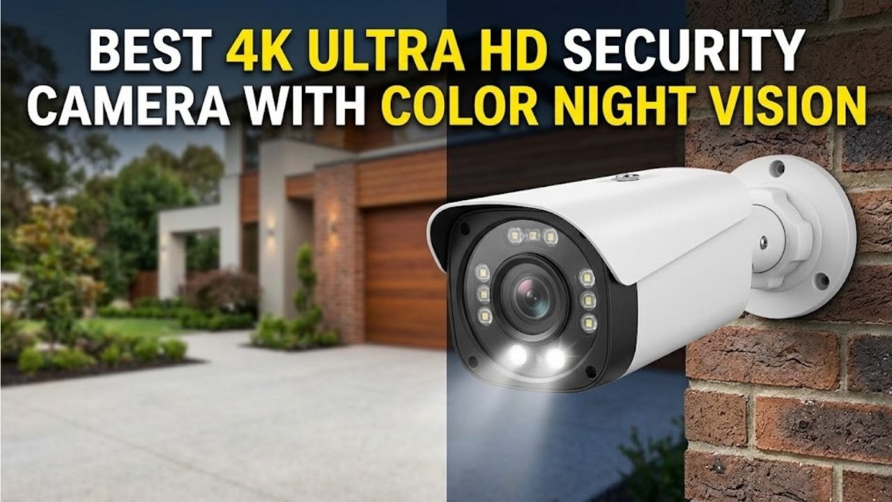 best 4k ultra hd security camera with color night vision
