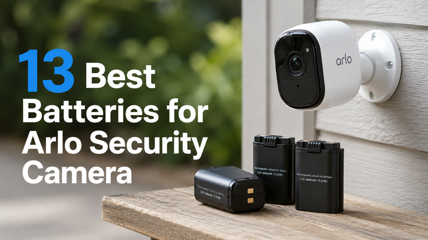 best batteries for arlo security camera