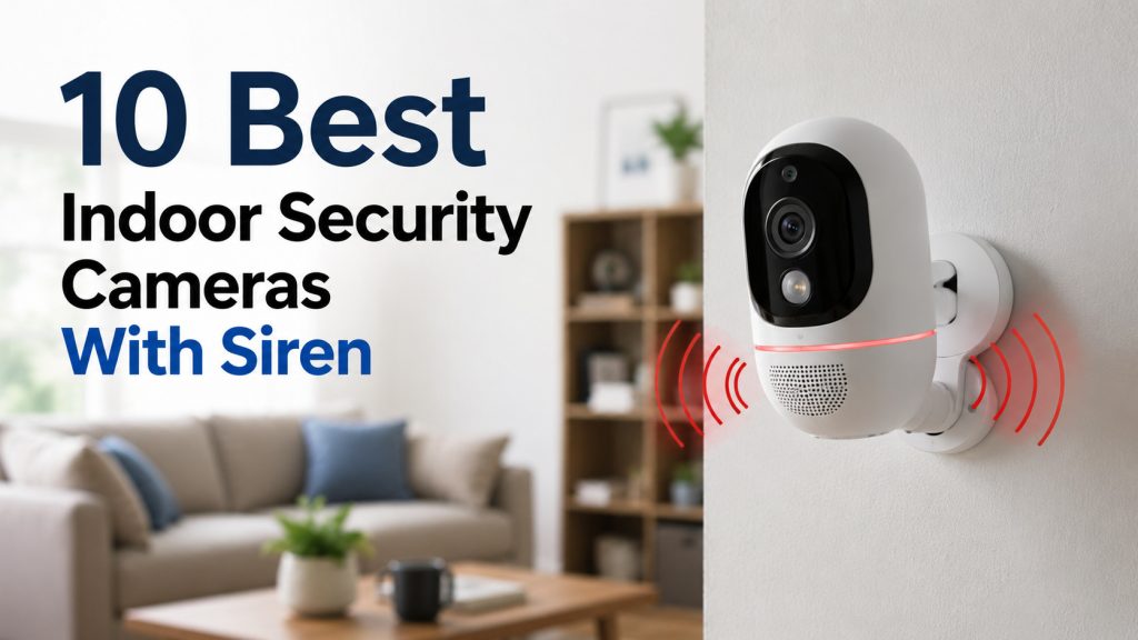 best indoor security camera with siren