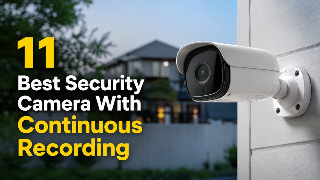 best security camera with continuous recording