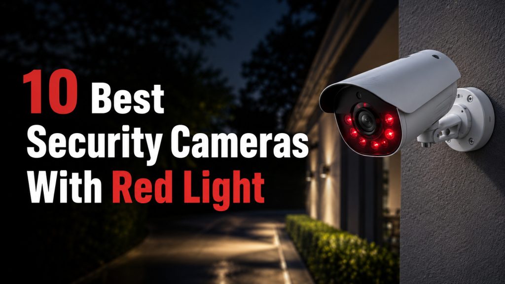 best security camera with red light