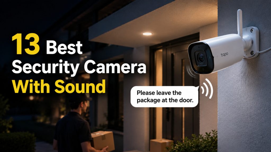 best security camera with sound