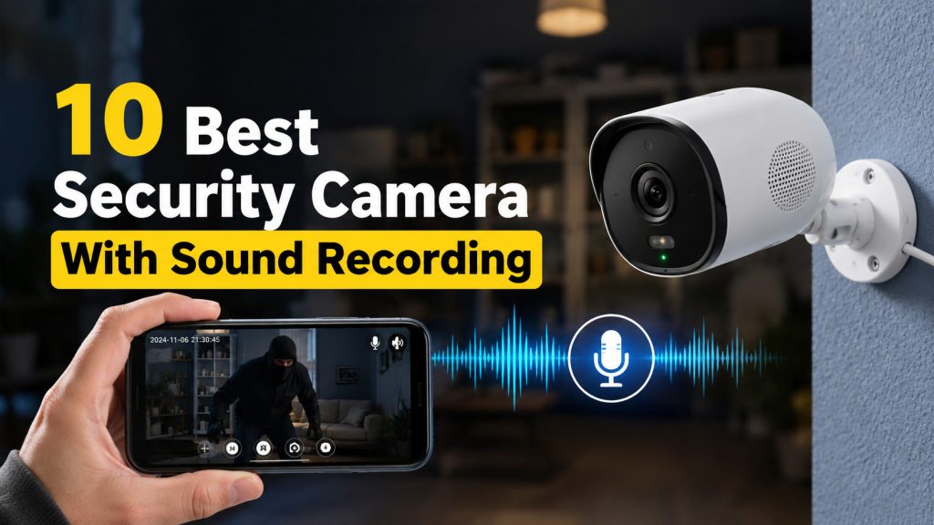 best security camera with sound recording