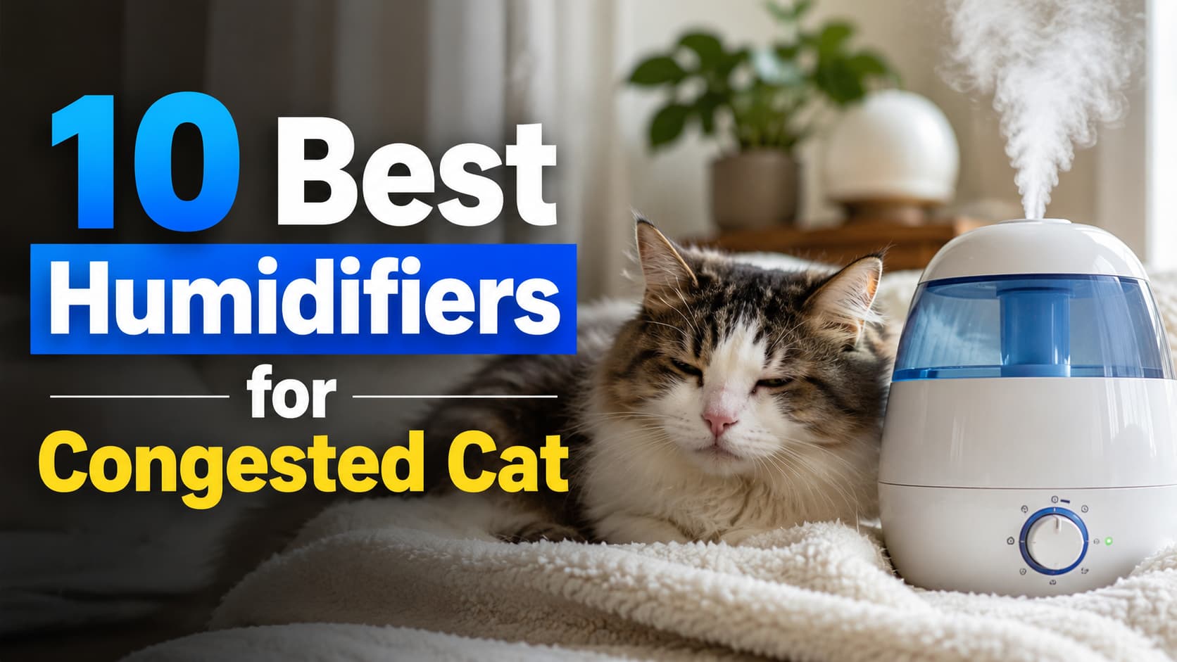 10 Best Humidifiers for Congested Cat