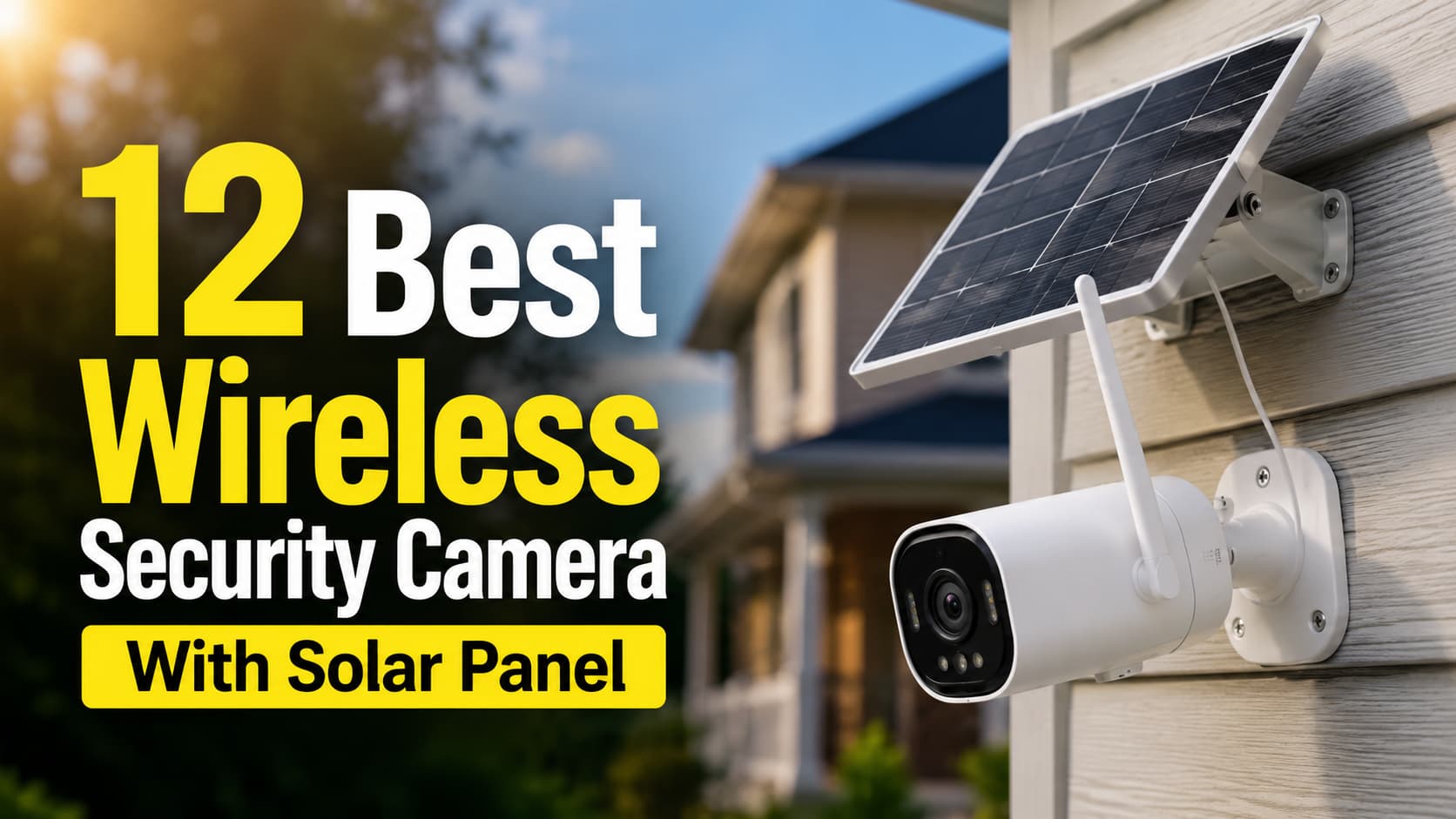 12 Best Wireless Security Camera With Solar Panel