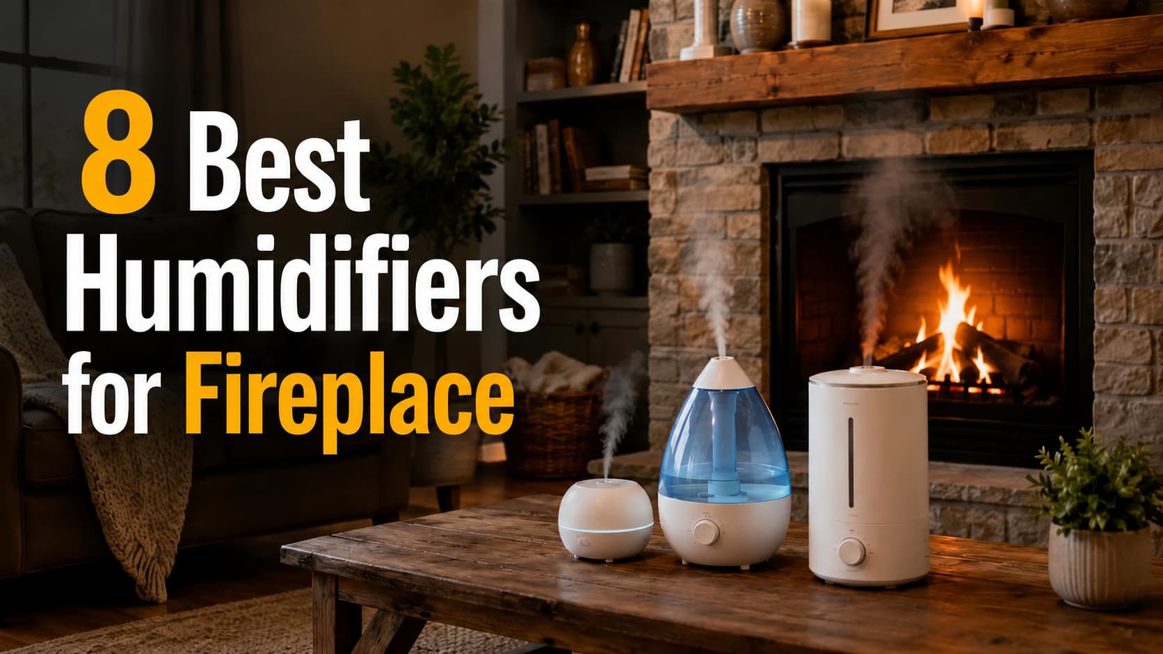 8 Best Humidifiers for Fireplace