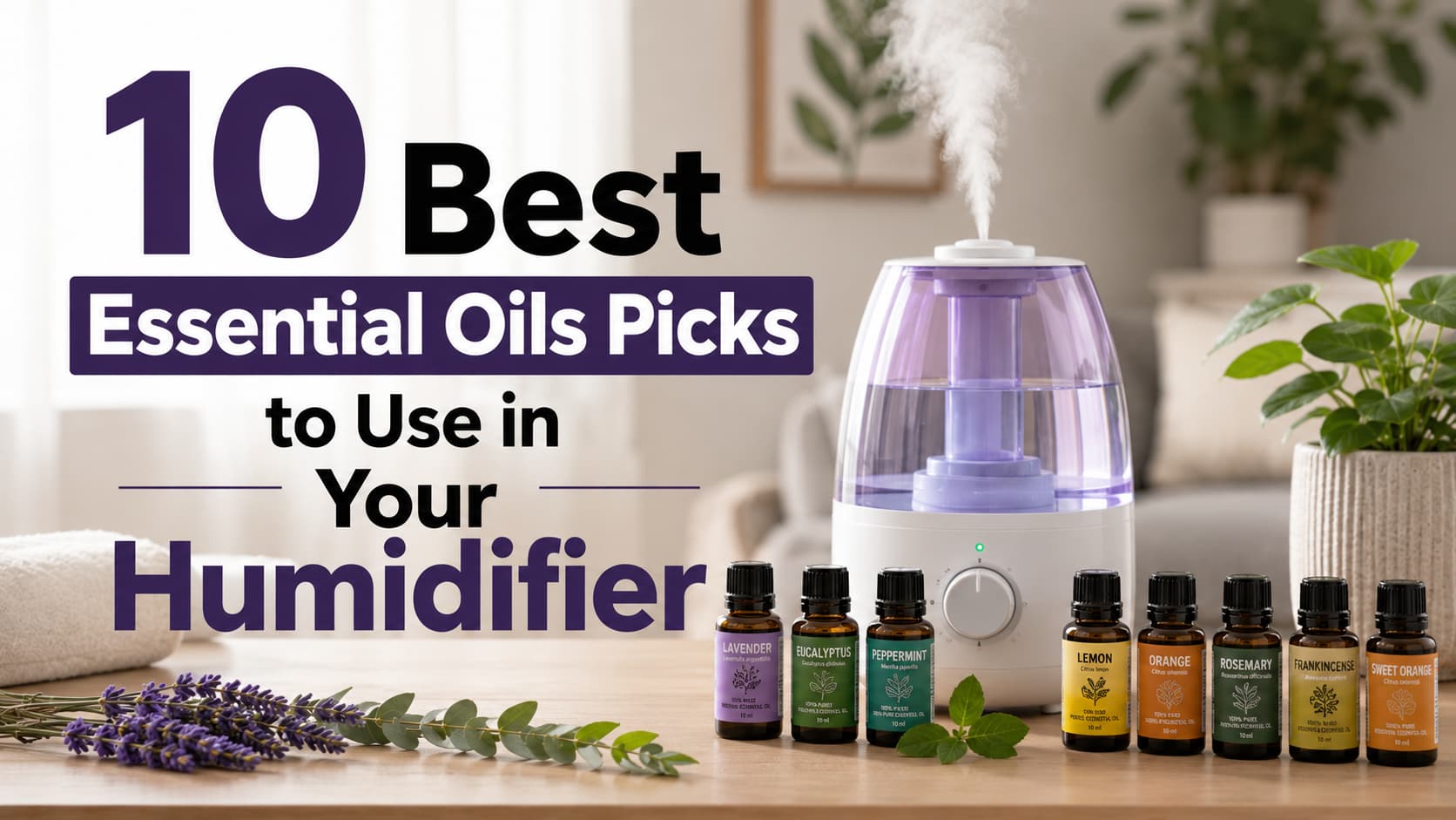 10 Best Essential Oils Picks to Use in Your Humidifier