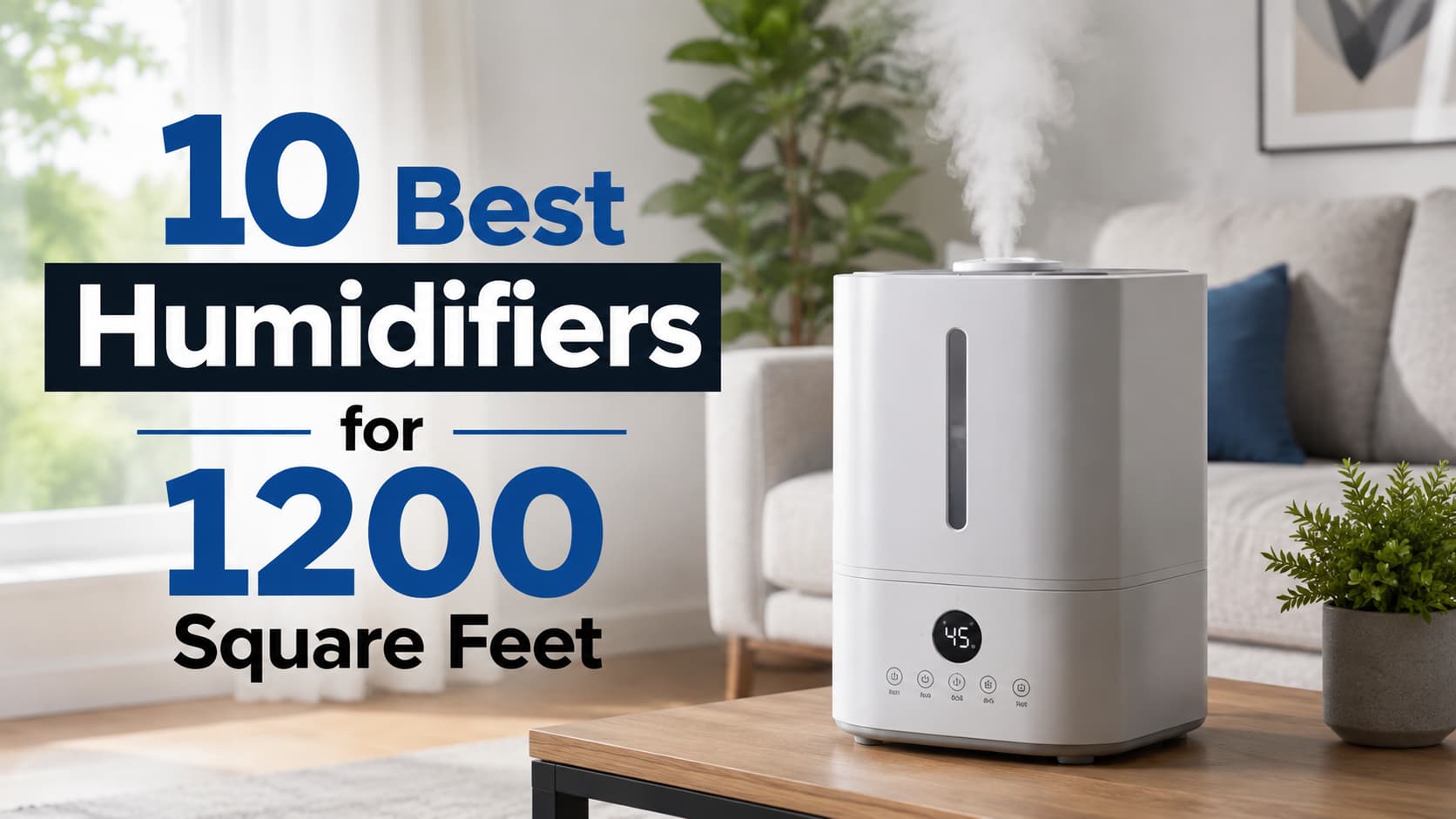 10 Best Humidifiers for 1200 Square Feet