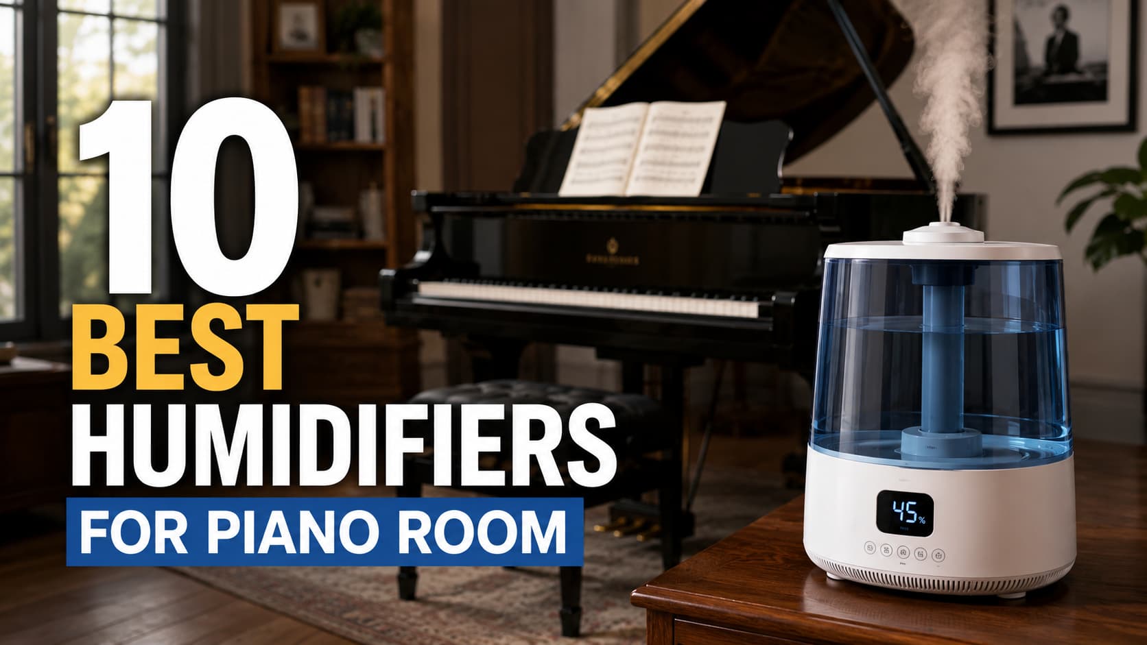 10 Best Humidifiers for Piano Room (2026) — Here's My Honest Pick