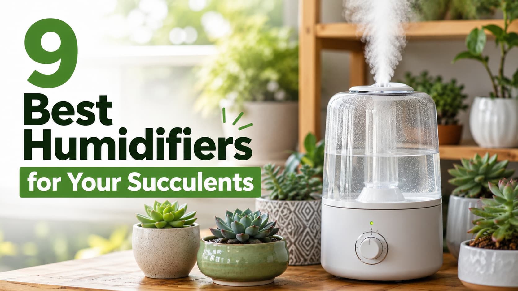 9 Best Humidifiers for Your Succulents