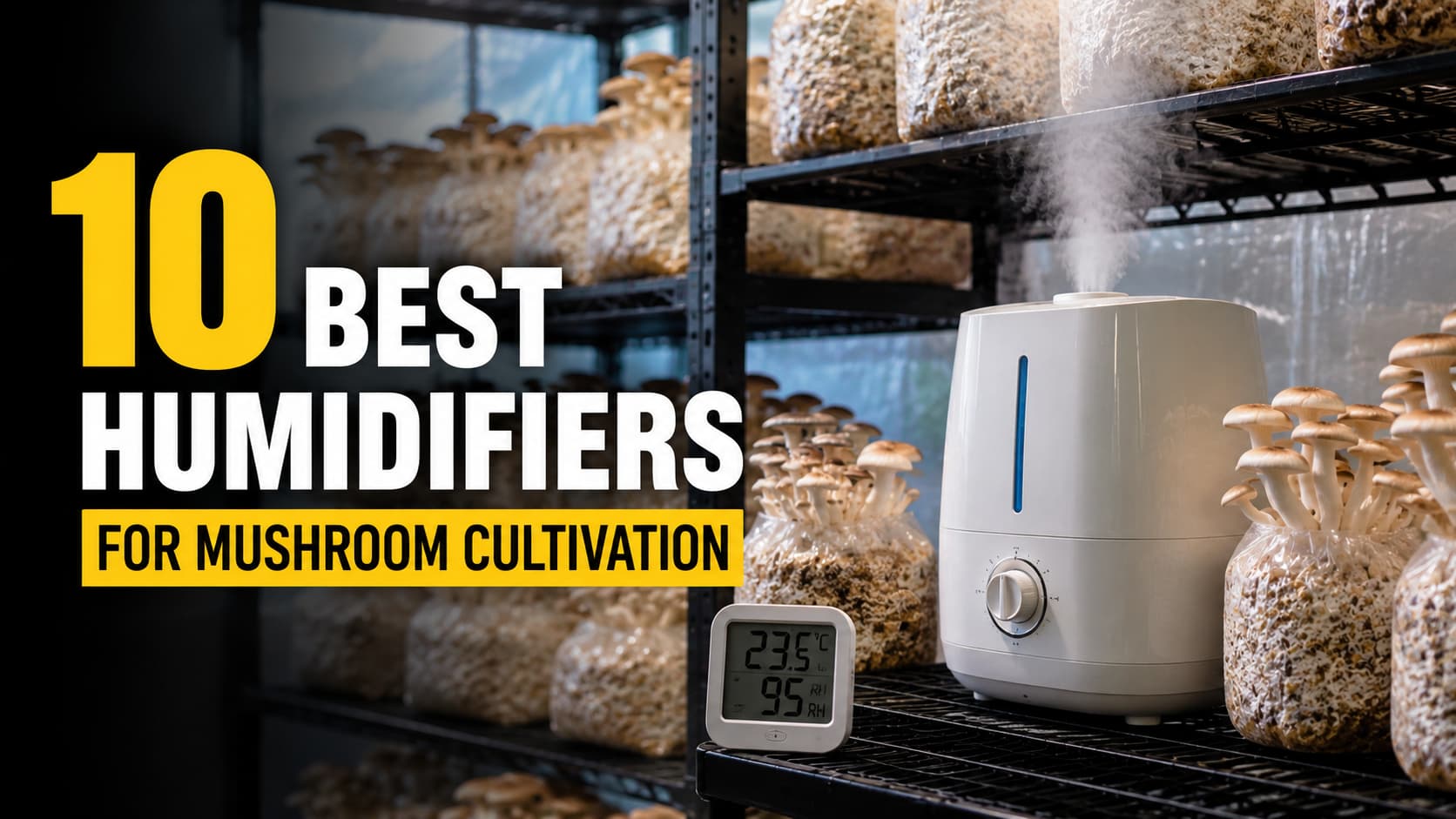 10 Best Humidifiers for Mushroom Cultivation (2026) — What Actually Worked for Me