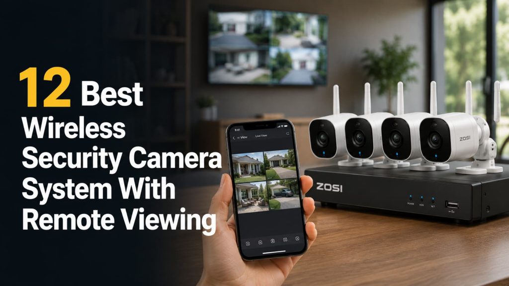 12 Best Wireless Security Camera System With Remote Viewing