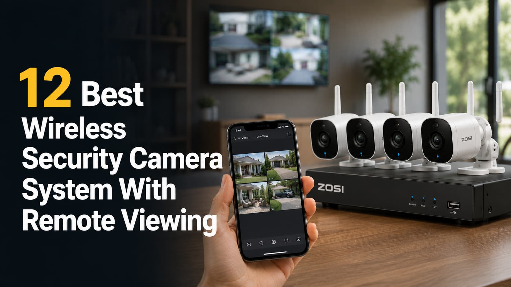 12 Best Wireless Security Camera System With Remote Viewing