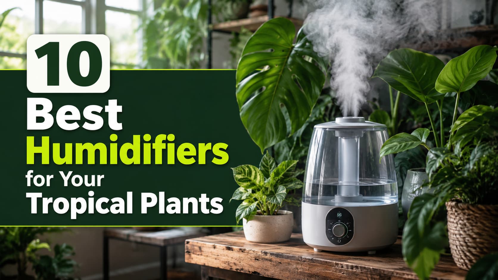 10 Best Humidifiers for Your Tropical Plants