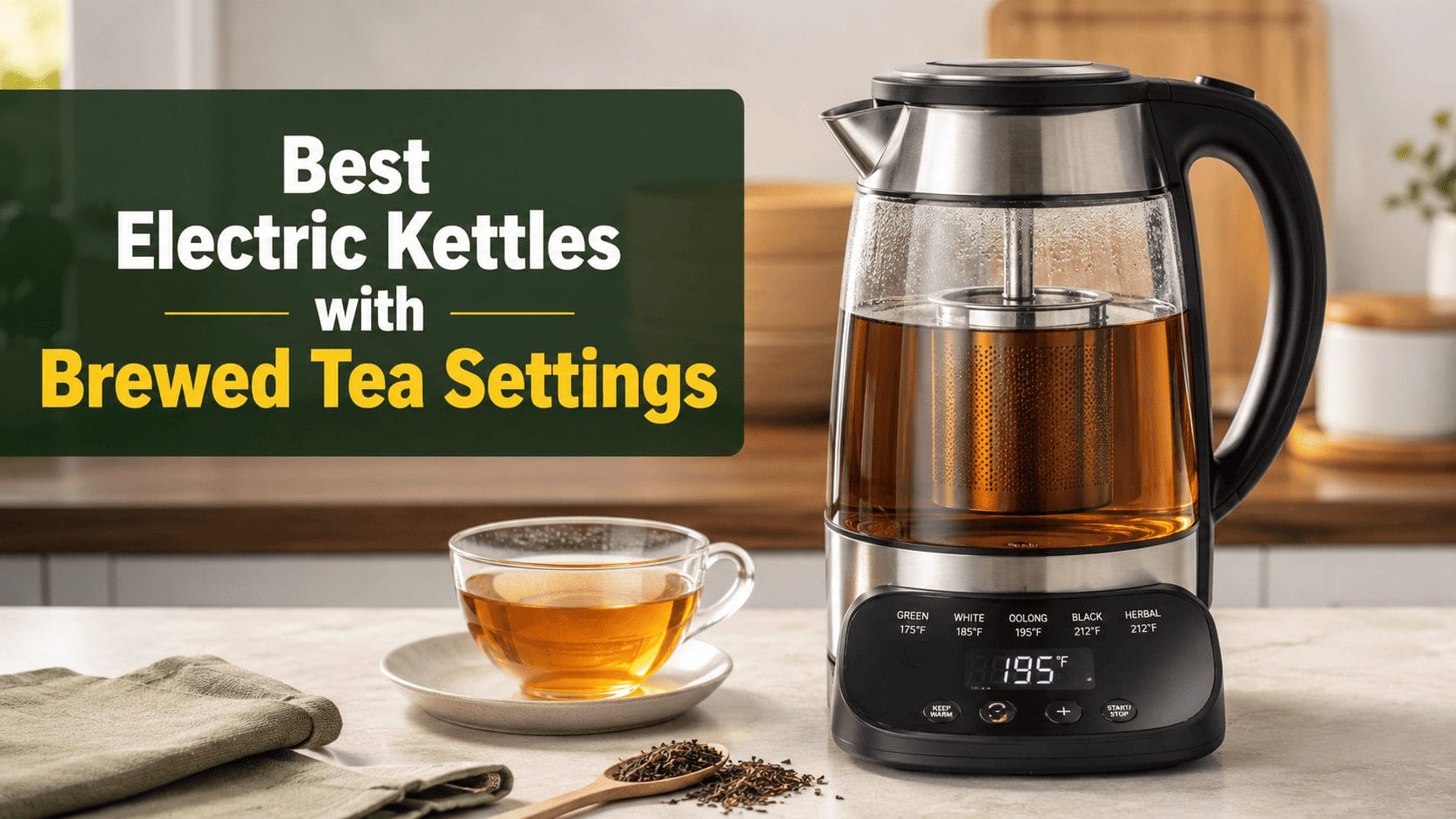 Best Electric Kettles with Brewed Tea Settings