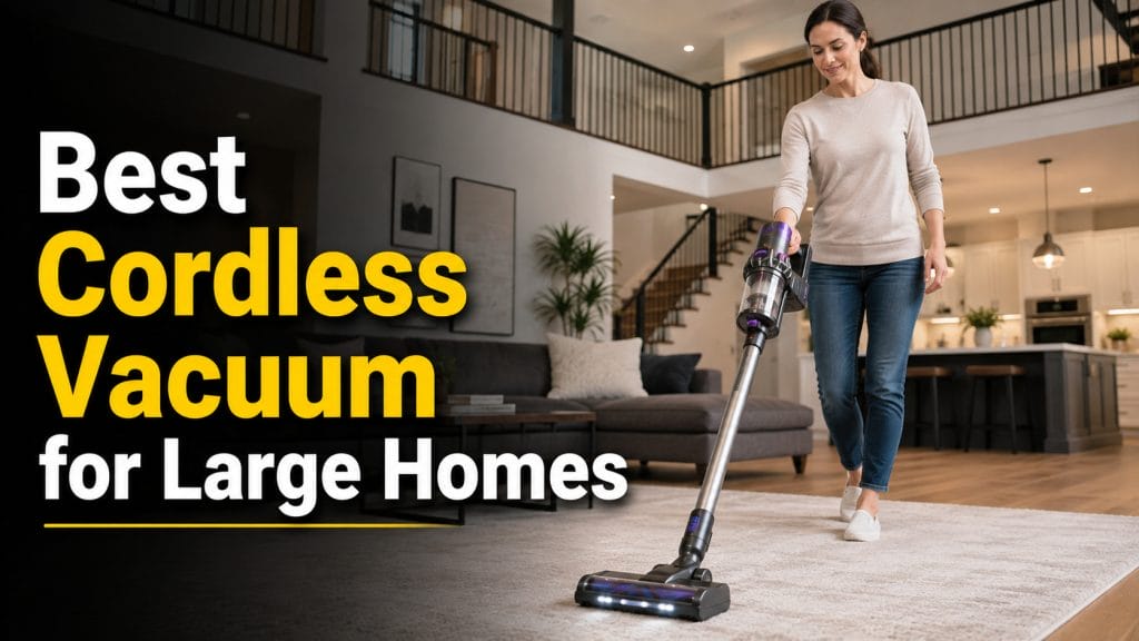 best cordless vacuum for large homes