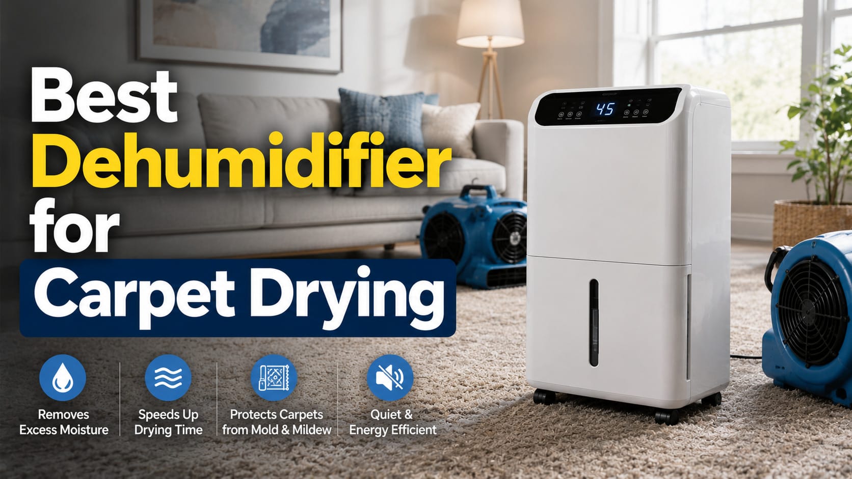 best dehumidifier for carpet drying