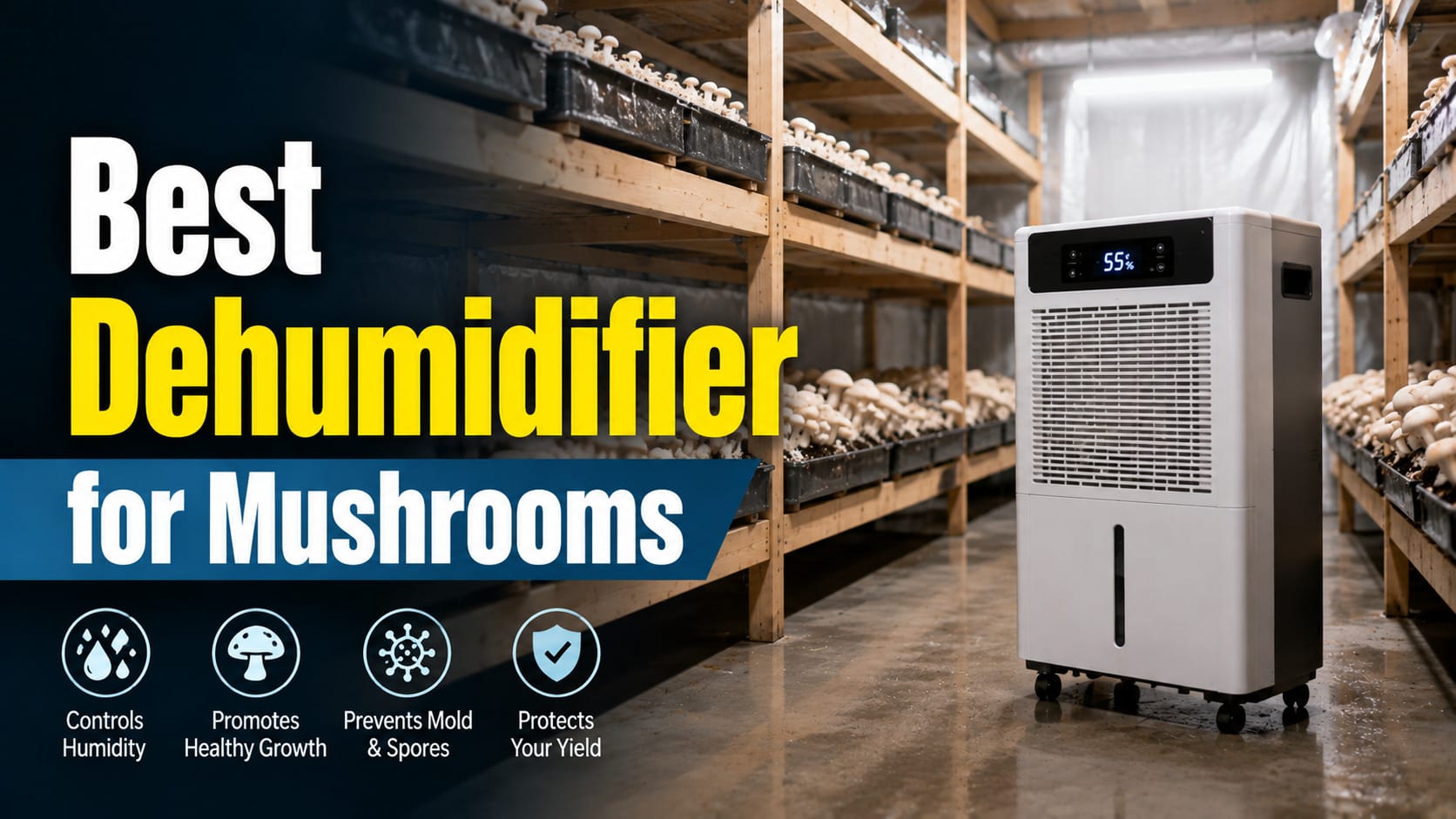 Best Dehumidifier for Mushrooms