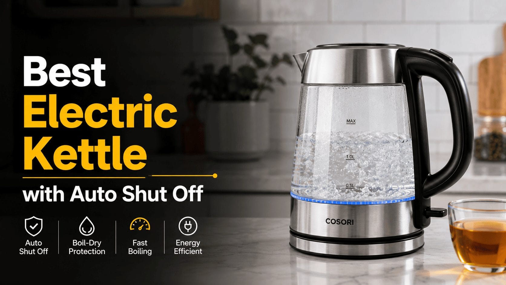 best electric kettle with auto shut off