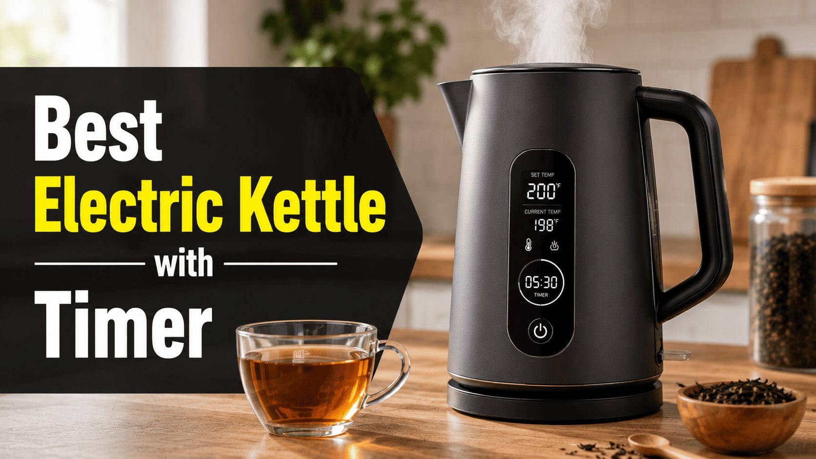 best electric kettle with timer