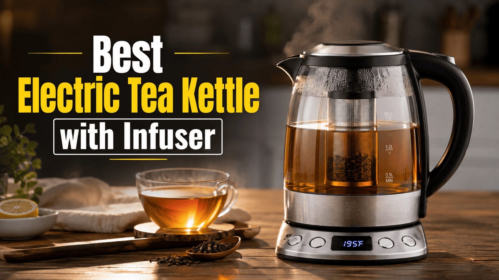 best electric tea kettle with infuser