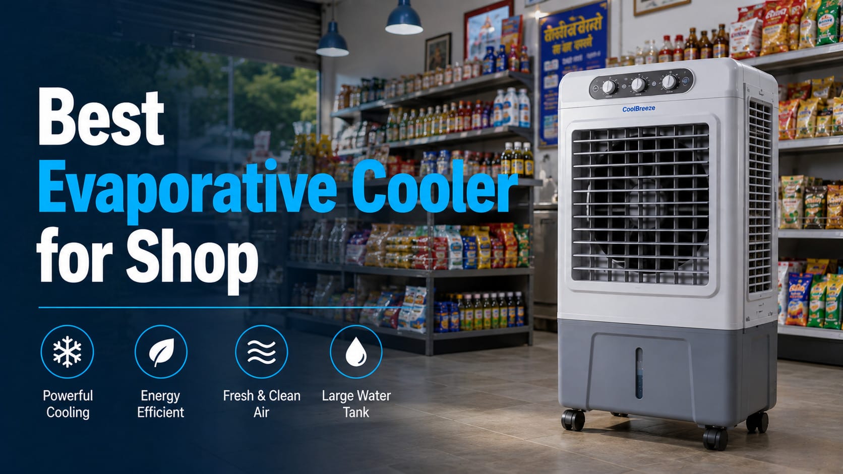 best evaporative cooler for shop