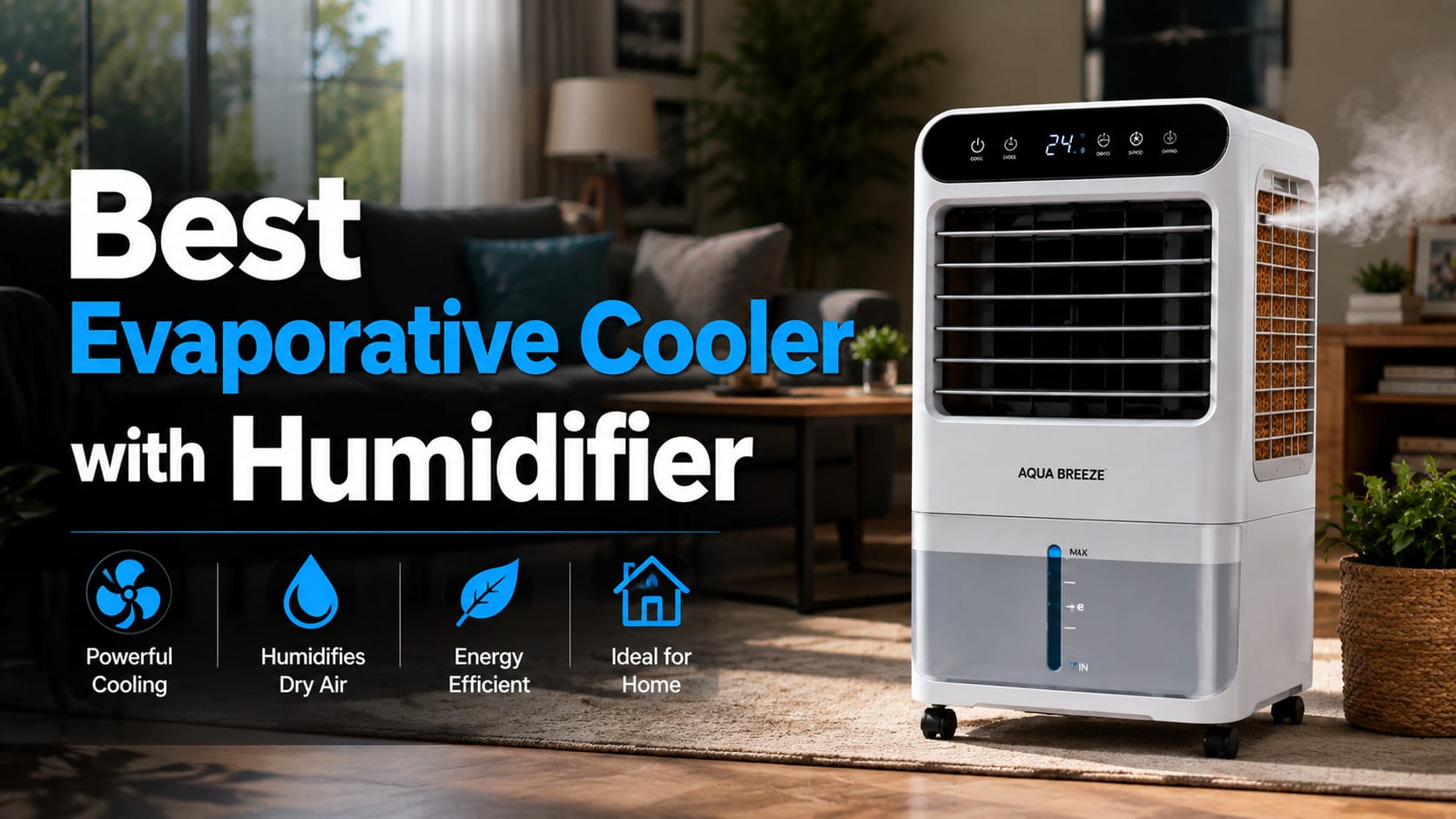 best evaporative cooler with humidifier