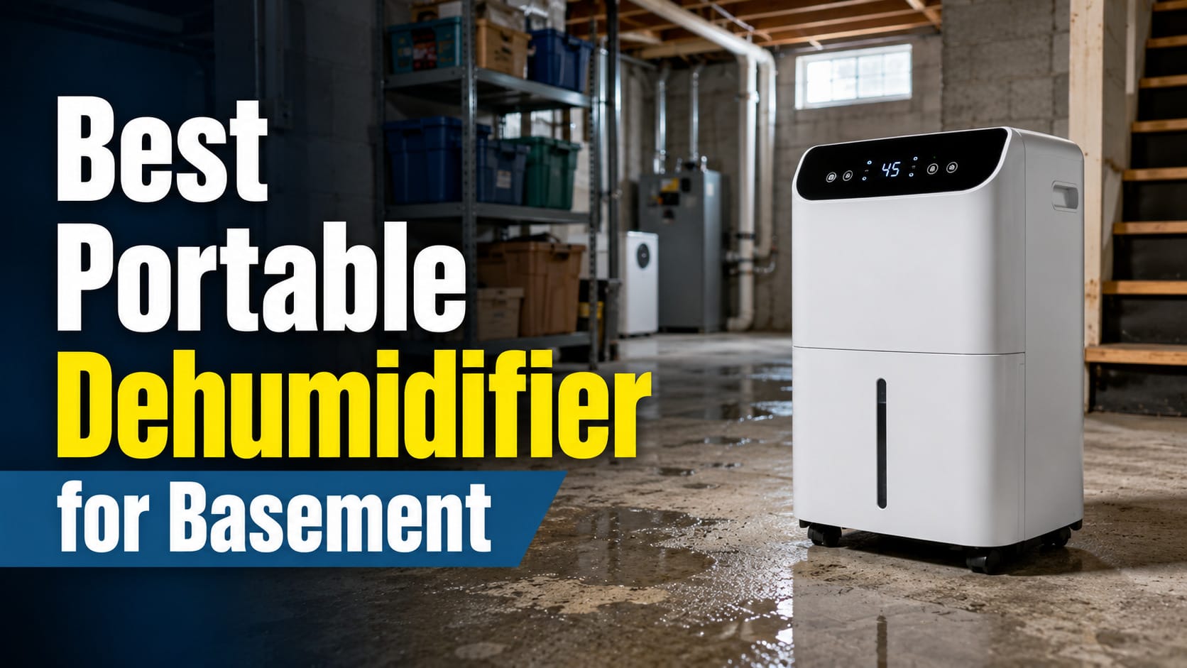 Best Portable Dehumidifier for Basement