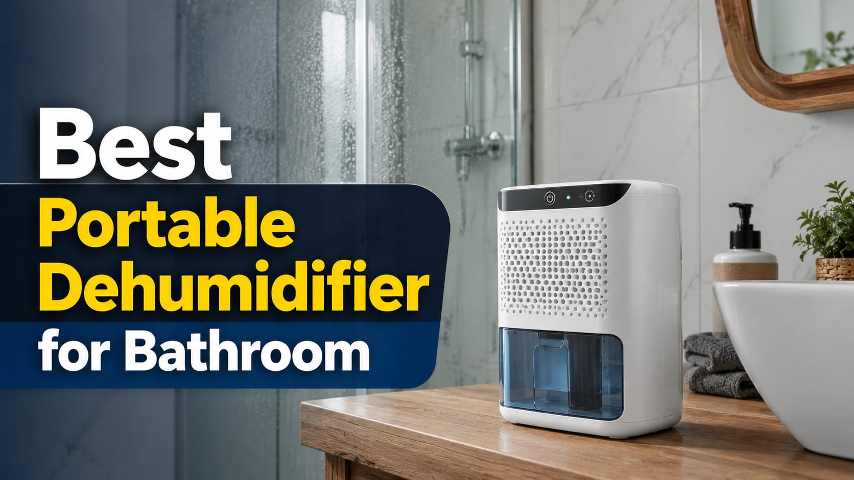 Best Portable Dehumidifier for Bathroom