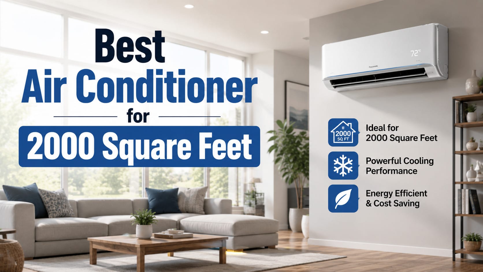 best air conditioner for 2000 square feet