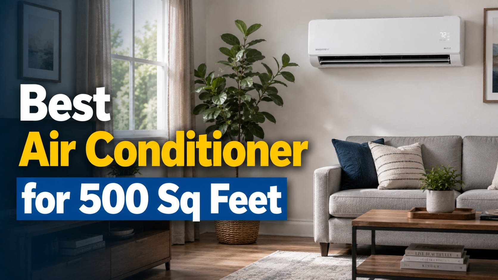 best air conditioner for 500 sq feet