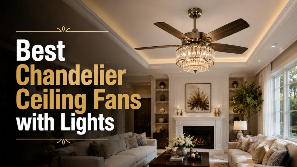 best chandelier ceiling fans with lights