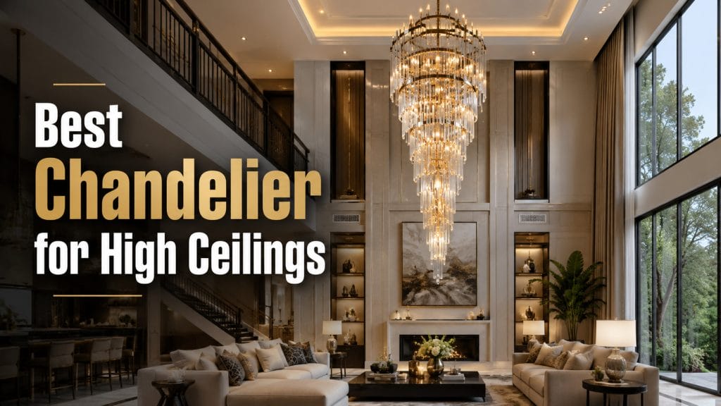 best chandelier for high ceilings