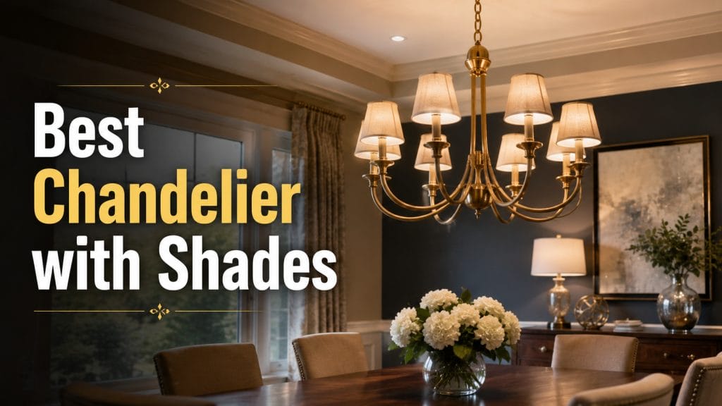 best chandelier with shades