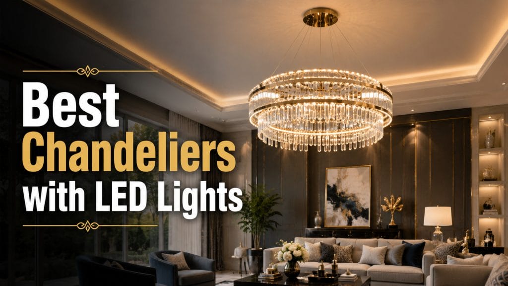 best chandeliers with led lights