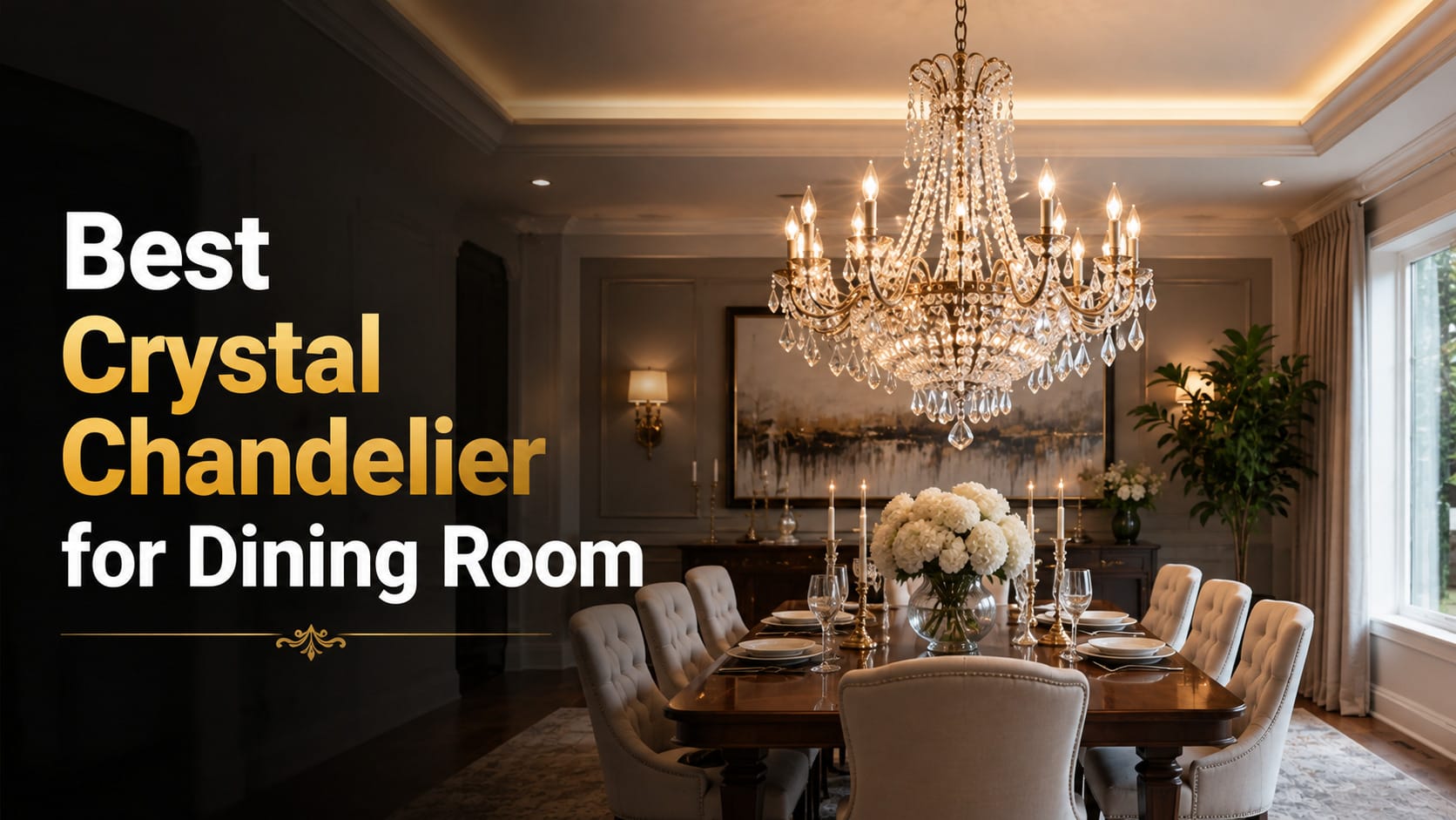 best crystal chandelier for dining room