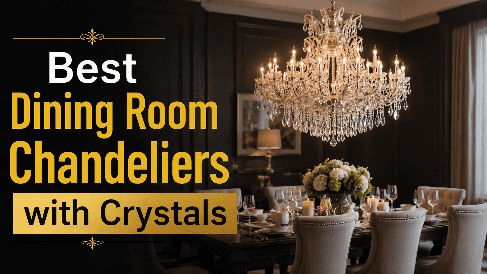 best dining room chandeliers with crystals