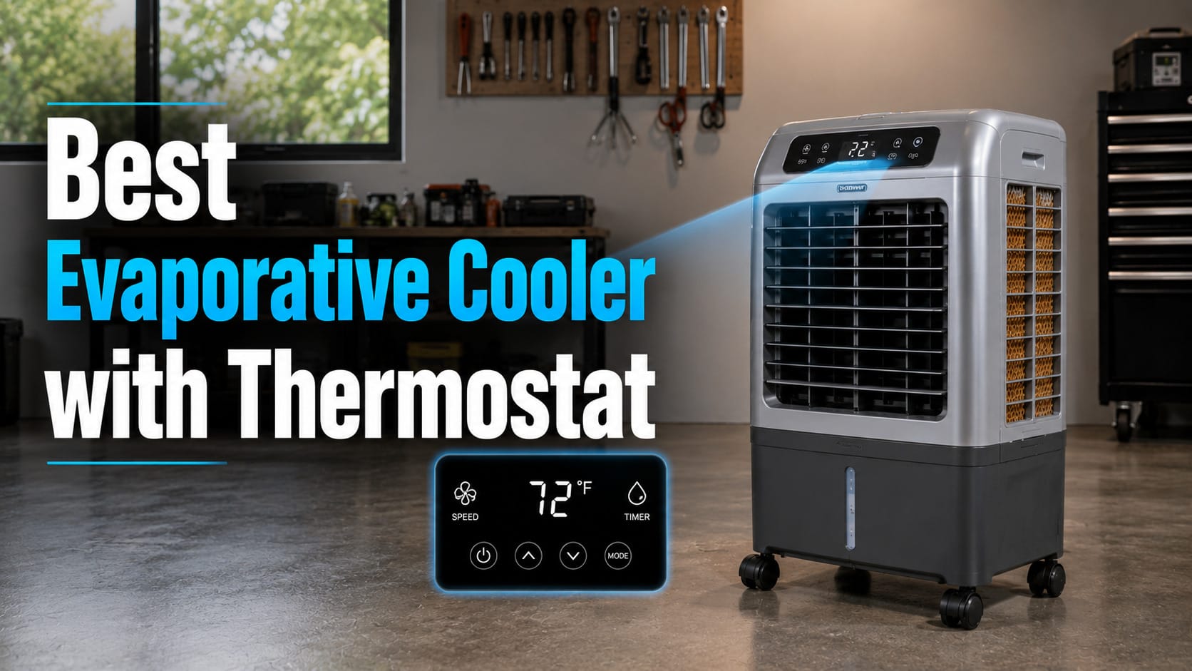best evaporative cooler with thermostat