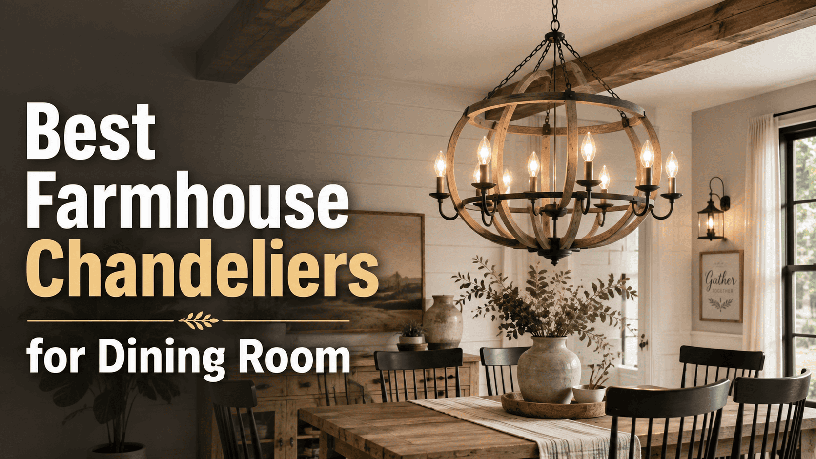 best farmhouse chandeliers for dining room
