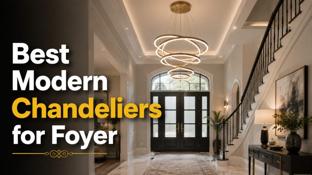 best modern chandeliers for foyer
